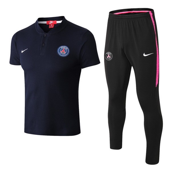 Polo Paris Saint Germain Conjunto Completo 2018-19 Azul